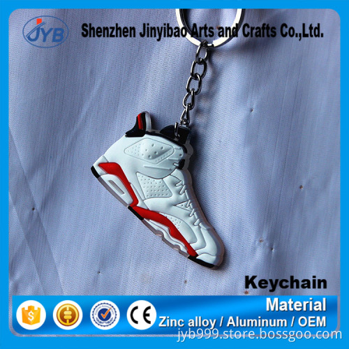 cheap price soft pvc e-co basketball sports jordan shoes keyring